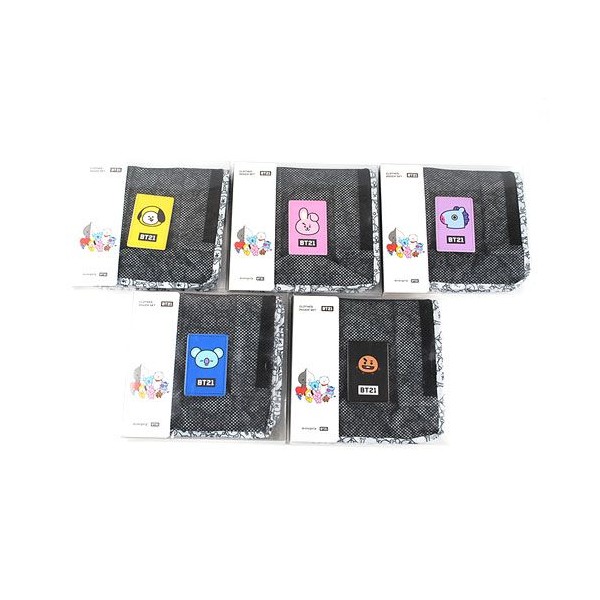 223C] 18500 BT21 CLOTHES POUCH SET