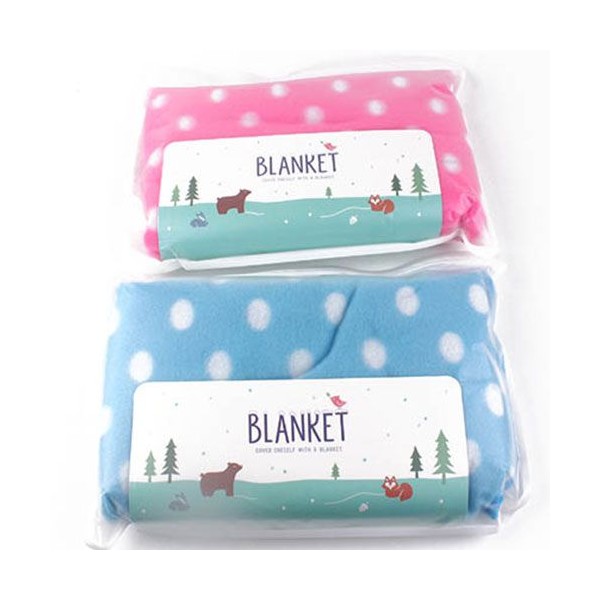 D7] 10000 BLANKET 도트 무릎담요