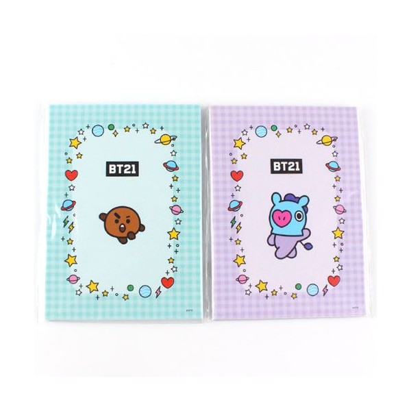 232C] 2800 BT21 LETTER PAD