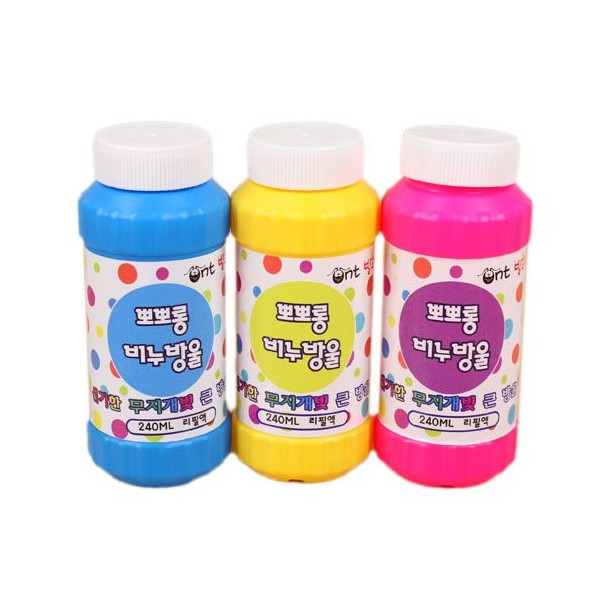 J10,318A] 1200 뽀뽀롱 비누방울 리필액240ml