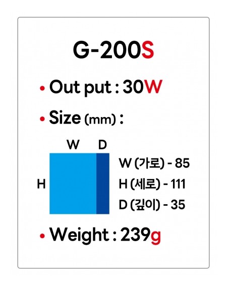 [준성테크] 기가폰 G-200S 강의용 미니 마이크 (아이셋구성)